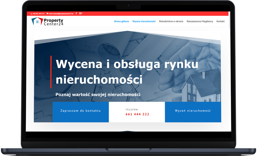 strony internetowe dla agencji nieruchomości, integracji systemu nieruchomości