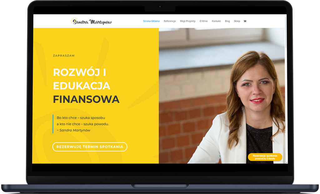 marka osobista dla szkoleniowca, projekt logo, strona internetowa, sklep online, oferta strony www, integracje na stronie